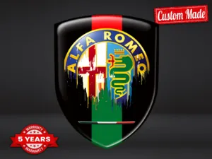 Alfa Romeo Doming Autoschilder Sportlich Hochwertig Pro